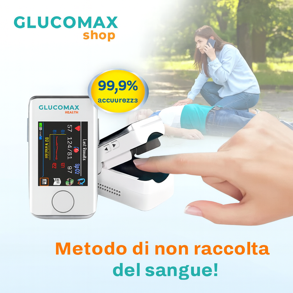 GlucoMaxâ„¢ - Glucometro laser non invasivo