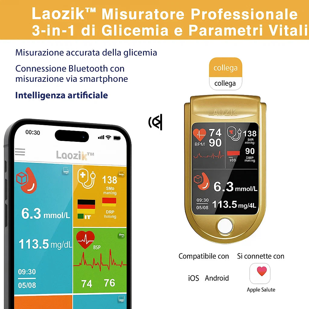 Laozik 12 in 1 - Il Rivoluzionario Misuratore Medico Multifunzione