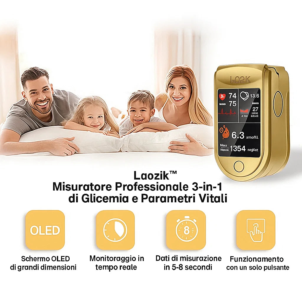 Laozik 12 in 1 - Il Rivoluzionario Misuratore Medico Multifunzione